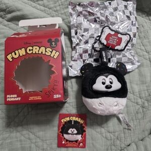 Mickey Mouse Fun Crash Pendant Keychain